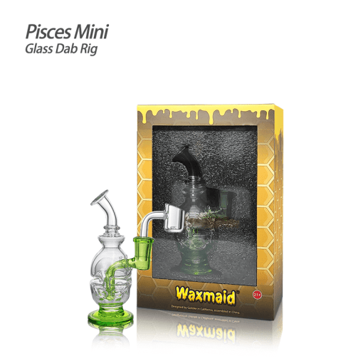 Waxmaid 3.94'' Frosted Yoshi Egg Glass Bubbler