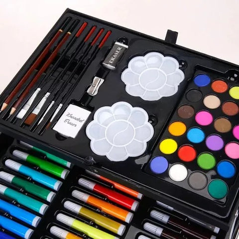 Set De Artes Profesional Para Niños Kit De Pintura 145 Pcs GENERICO