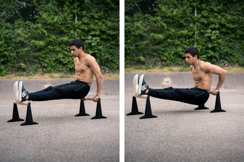 parallettes dips