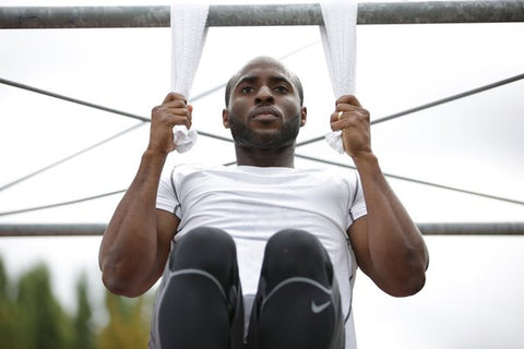 pull-ups with towel