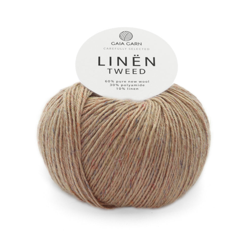 Billede af Linen tweed - Almond Cream (1121)