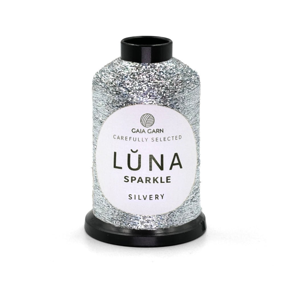 Se Luna sparkle - Silver hos Gaia Garn ApS