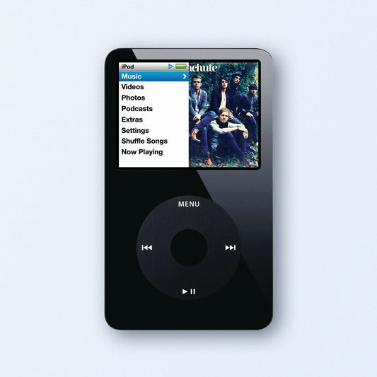 Apple Ipod Classic 5th Gen, Clearblack 3000mah Battery, Customised 