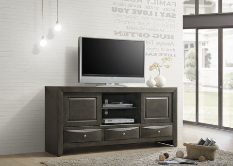 Mueble esquinero Arlenbry gris para TV - Bien Home Furniture &  Electronics