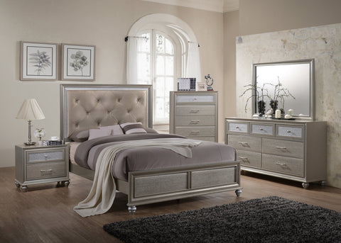 Coaster Furniture Taylor Bedroom Set Light Honey Brown and Grey