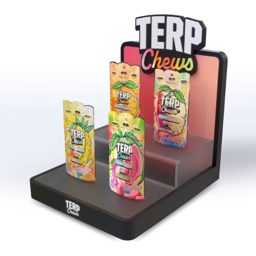 CUSTOM | ACRYLIC 1-TRAY STEP DISPLAY