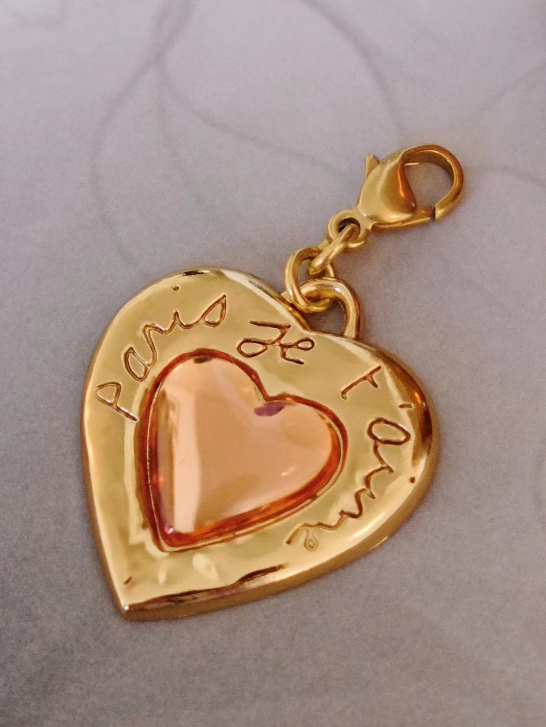 ysl heart locket