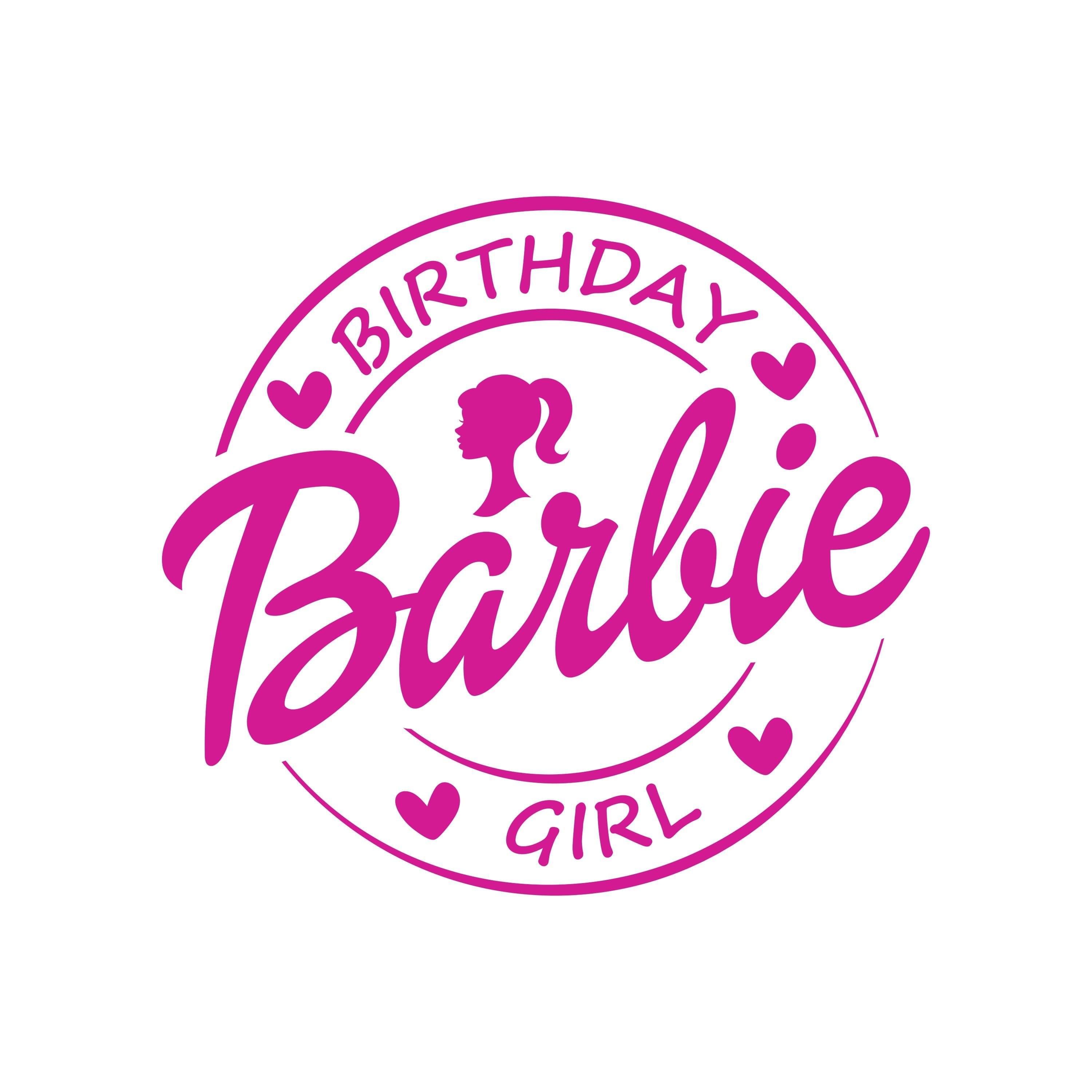 Birthday Girl Barbie svg clipart – svgcosmos