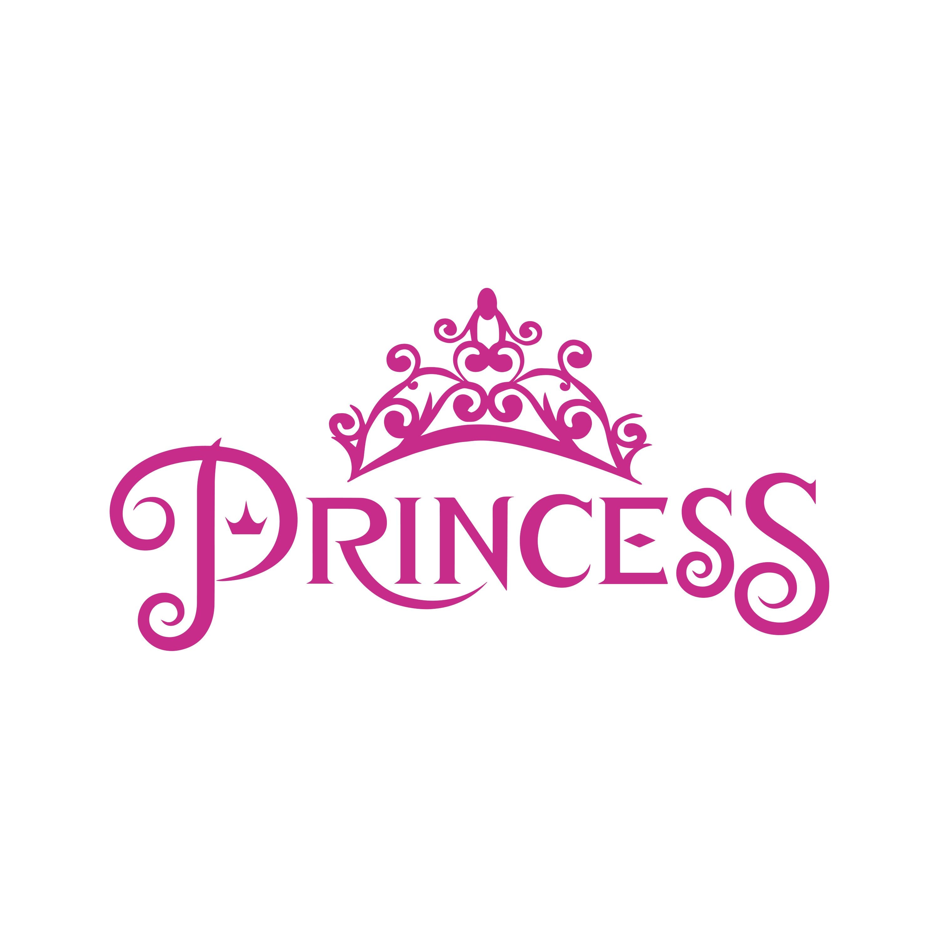 pink princess crown