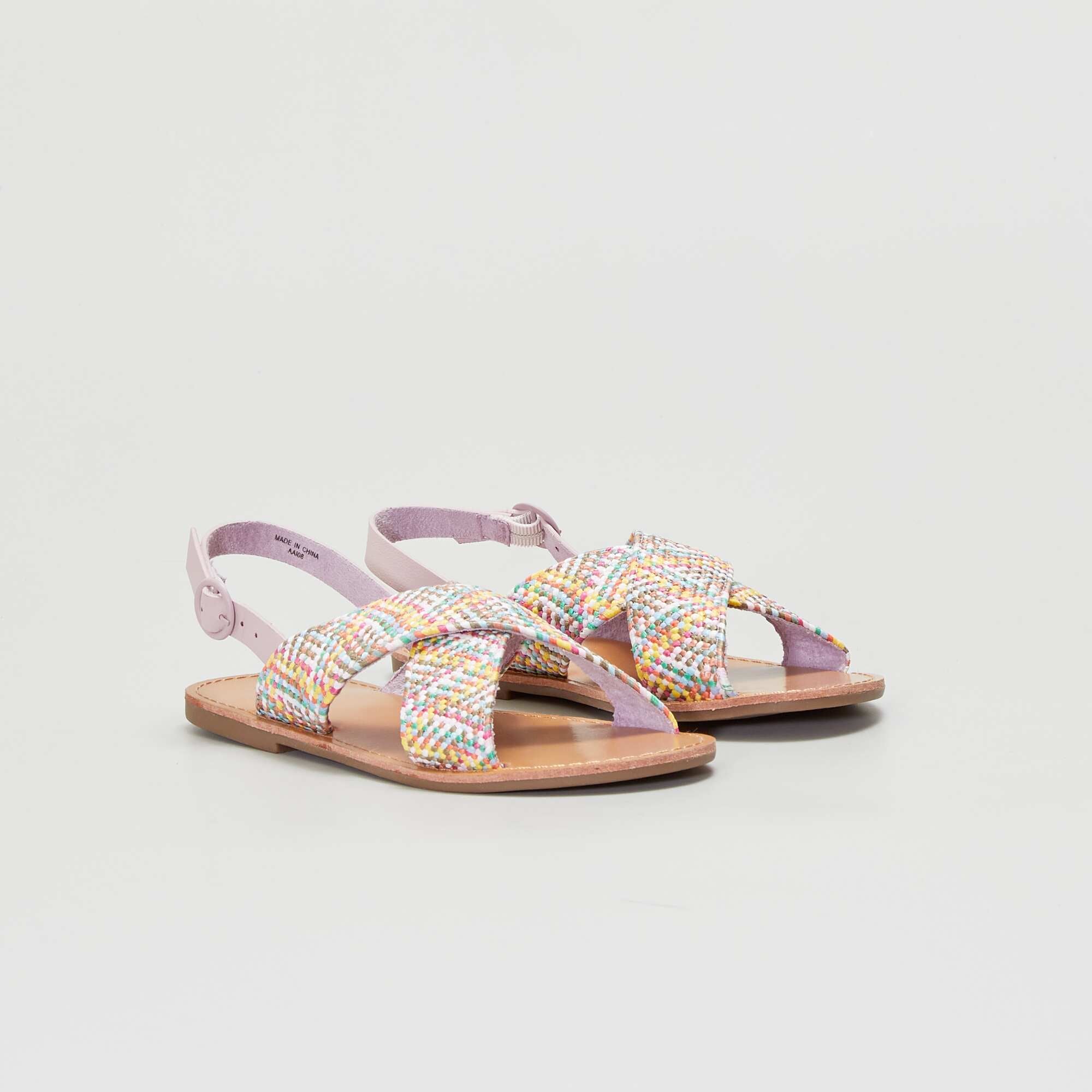 Malena Crossover Sandals | Garnet Hill