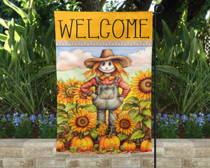 Cozy Cornucopia Fall Flag - Custom Autumn Garden Flag - Housewarming Gift - 1314 Creations