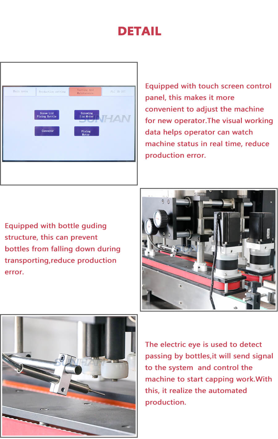 Machine Details of Inline Bottle Capping Machine-1