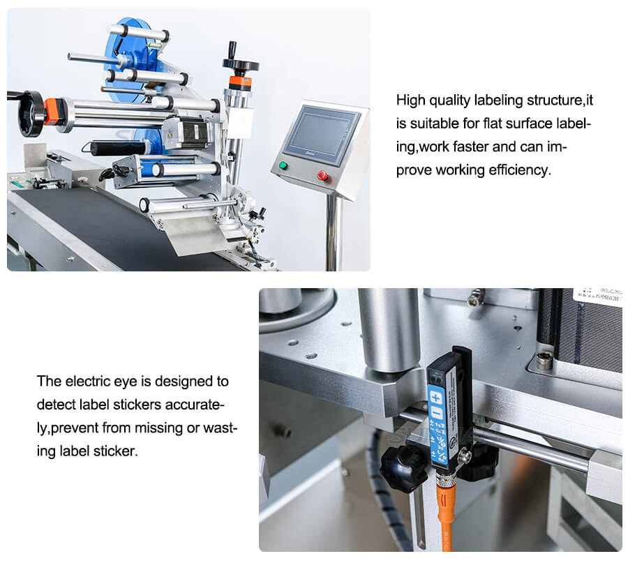 automatic pouch labeling machine