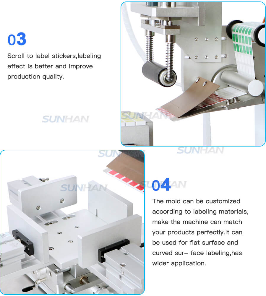 machine details of semi-automatic flat surface labeling machine-2