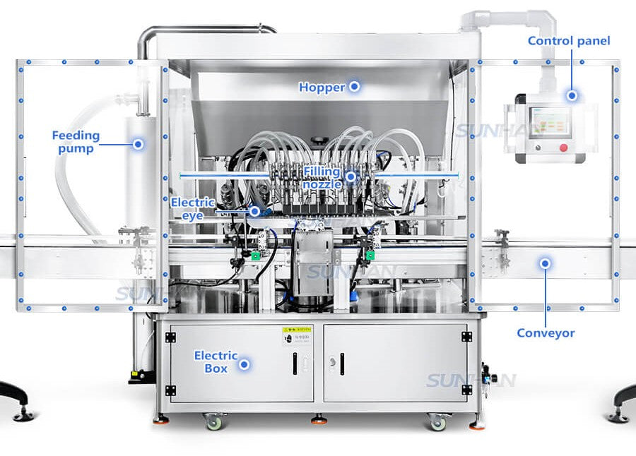 cosmetic serum filling machine