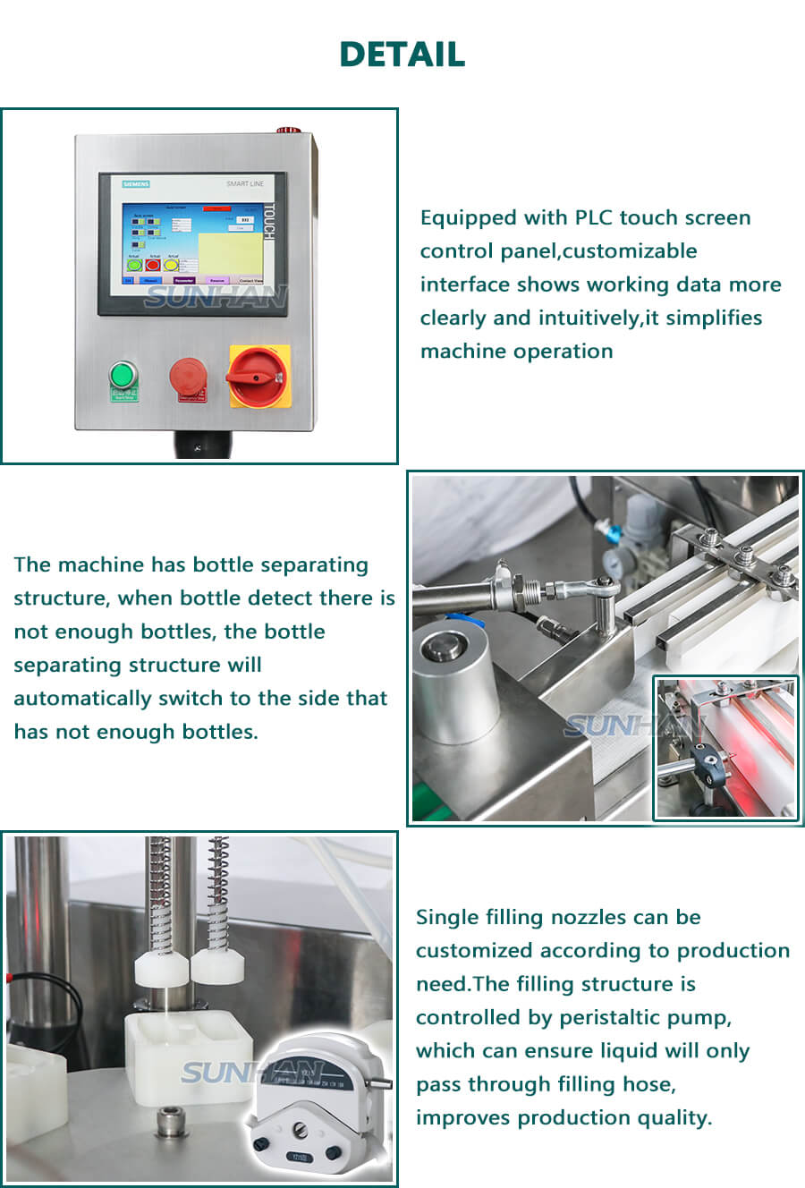 machine details of monoblock filling capping machine