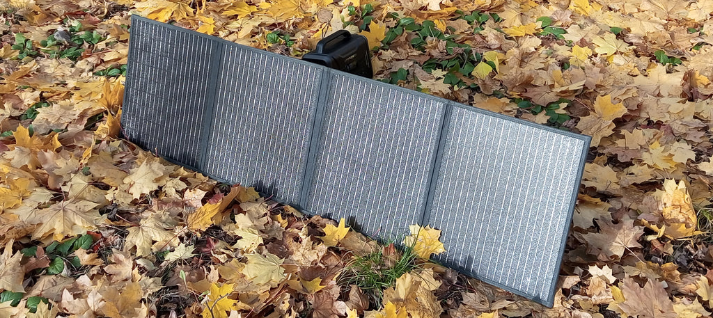 Set up your solar panel on the flat and solid ground