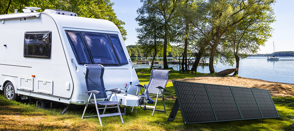 hsmall solar panels for camping