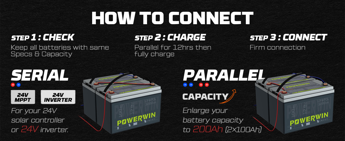 How to connect battery