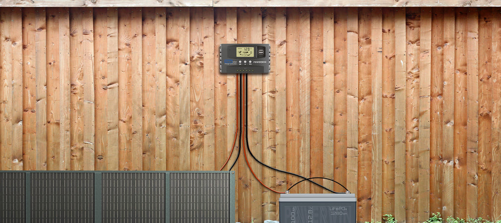 Powerwin MPPT is working by connecting with Powerwin solar panel and battery