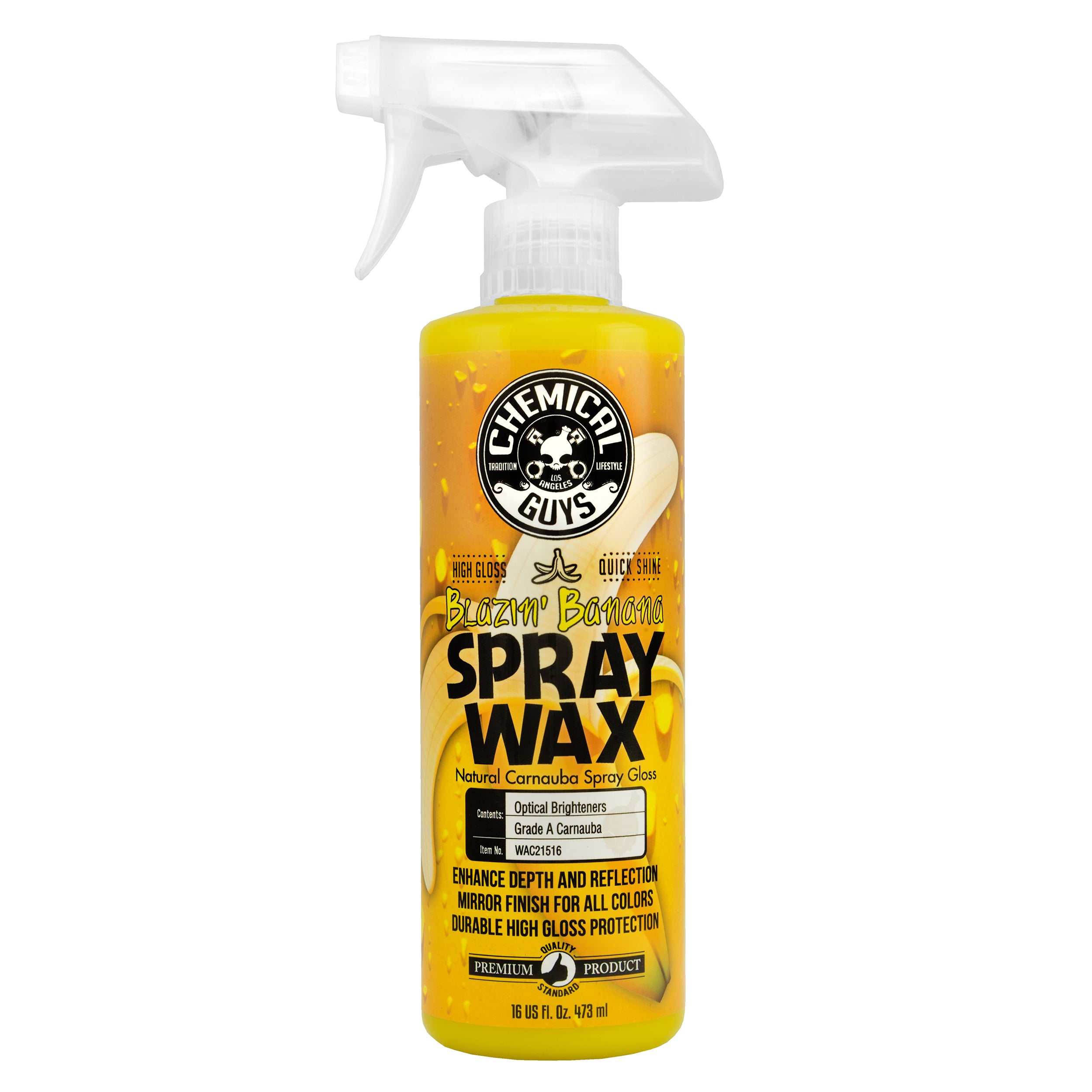 Blazin' Banana Carnauba Spray Wax (16oz)