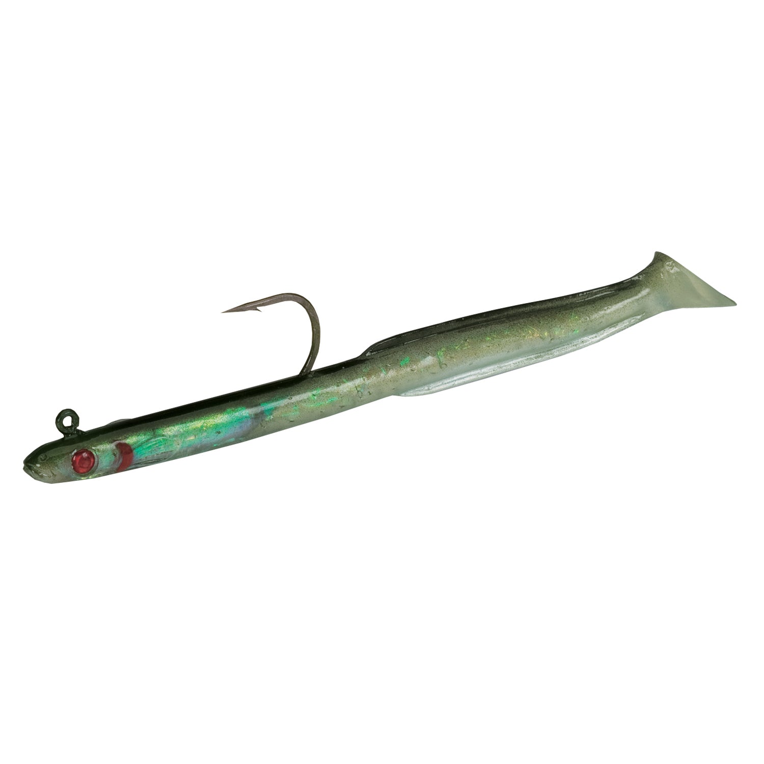 Tsunami Holographic 6.5 Swim Shad Soft Bait-Opaque White