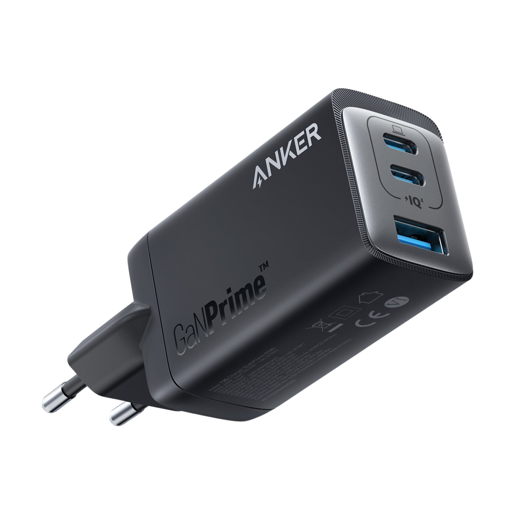 Chargeur Anker 735 (GaN Prime 65 W) avec câble USB-C vers USB-C