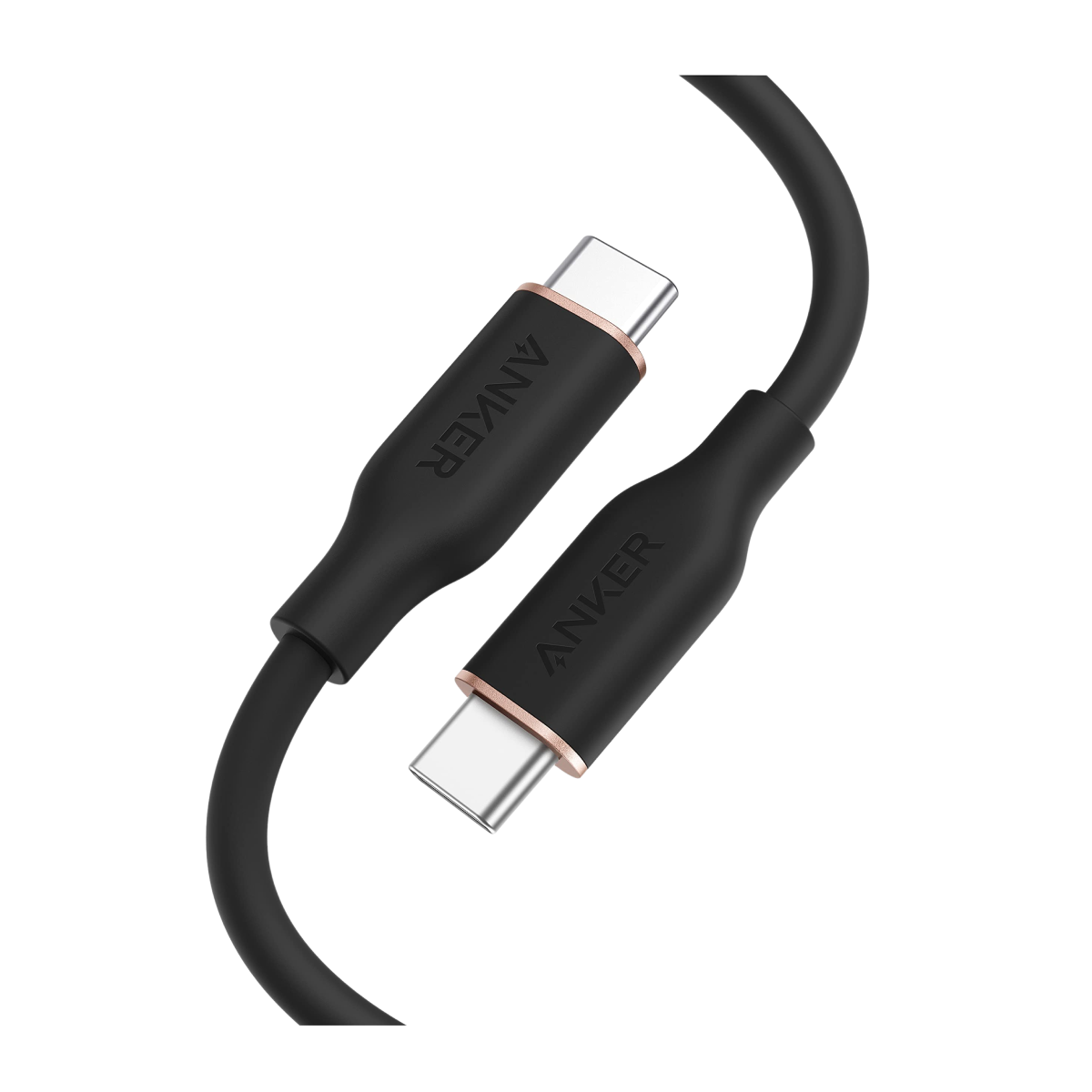 Câble USB/USB-C en silicone - USB 3.2 gen 1 - 2m - bleu