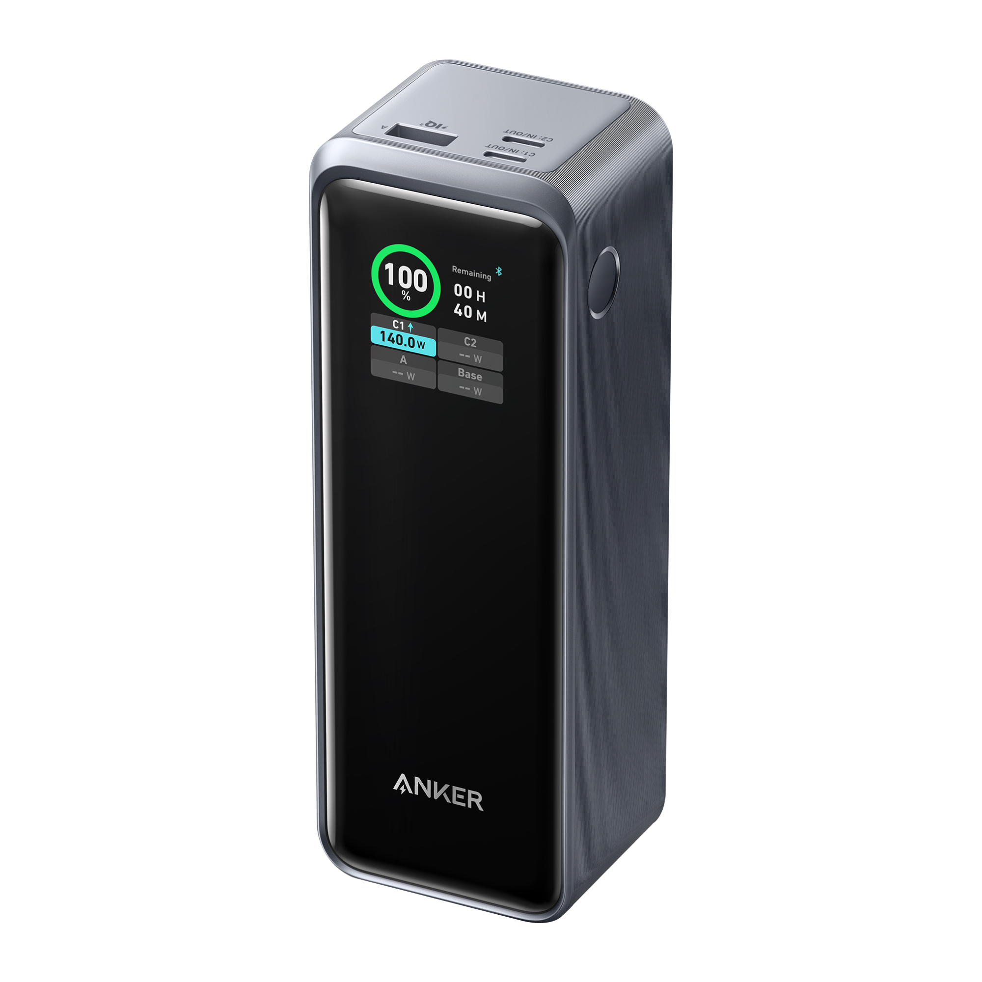 Khanka Dur Cas étui de Voyage Housse pour Anker PowerCore Magnetic 5K avec  Support 5000mAh Batterie Externe Power Bank Chargeur Portable (Bleu)