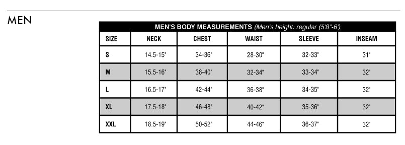 Mackage Men S Size Chart