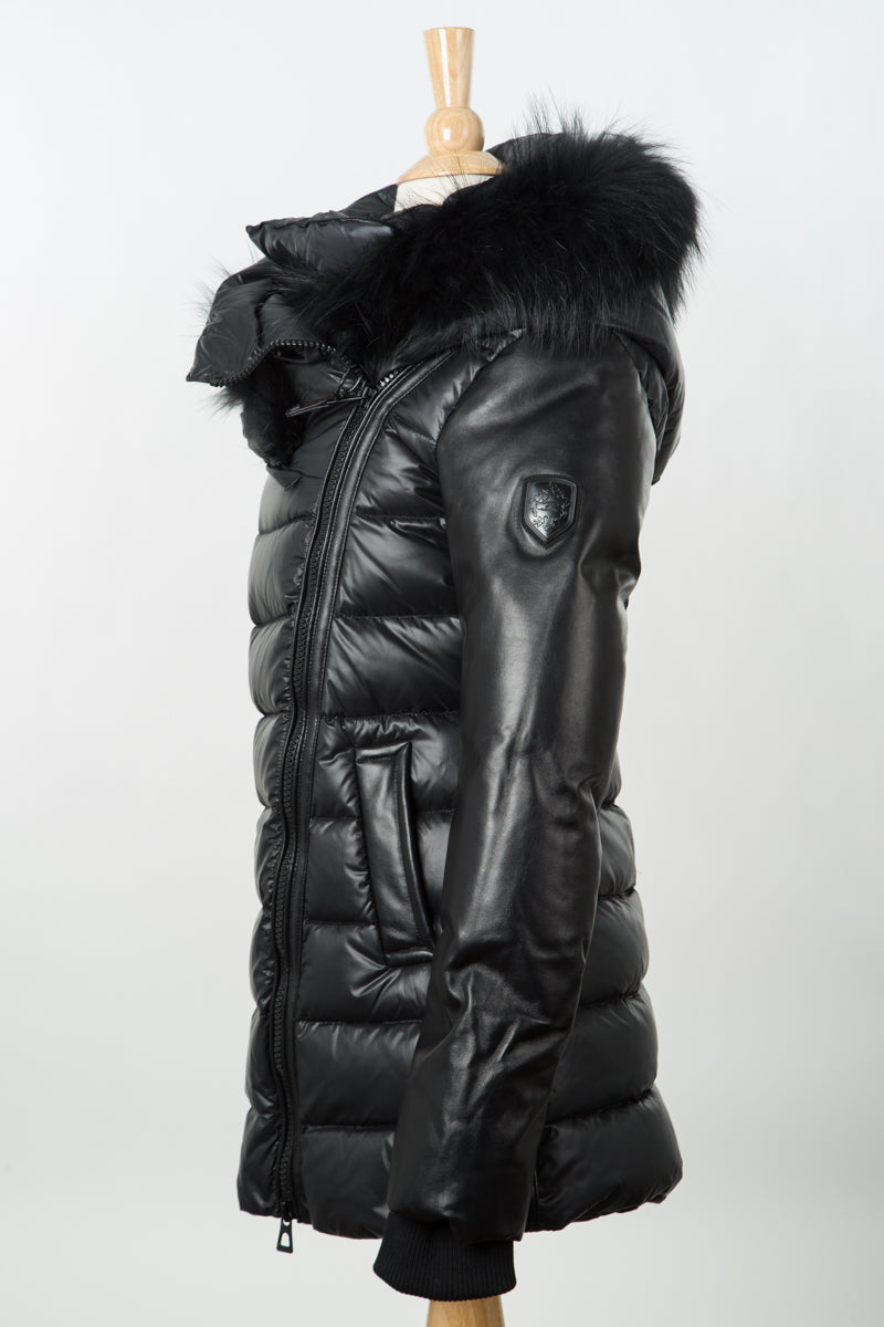 Roya Puffer With Fur Trim | Rudsak | Coat, Jacket – Dejavu NYC