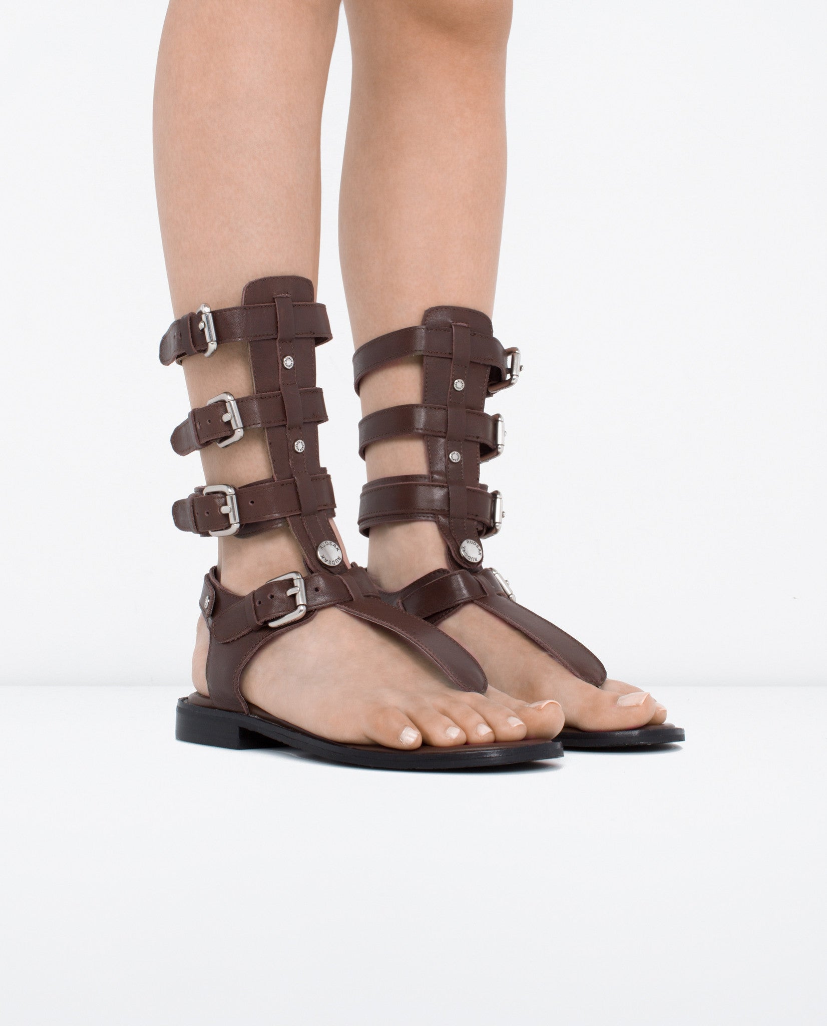 Renews Leather Gladiator Sandal Dejavu Nyc