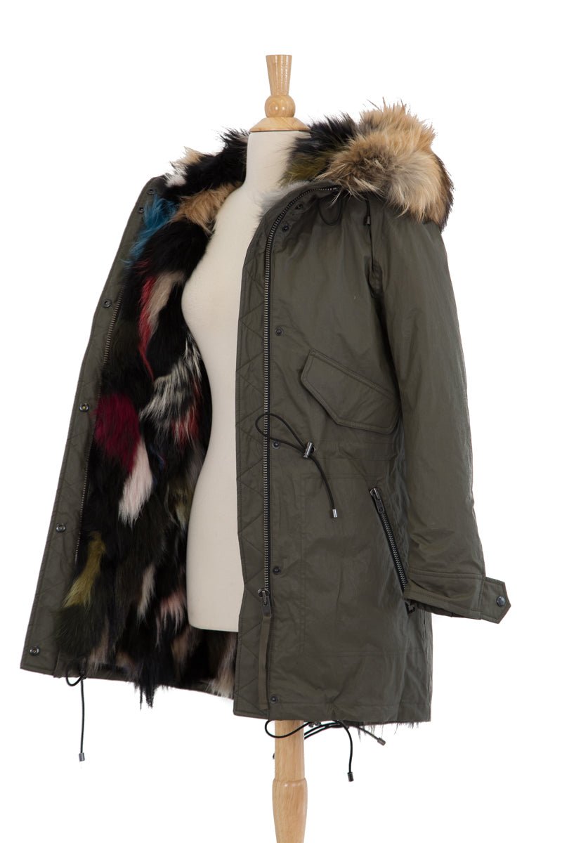 Multi Luxe Limelight Jacket with Fur – Dejavu NYC