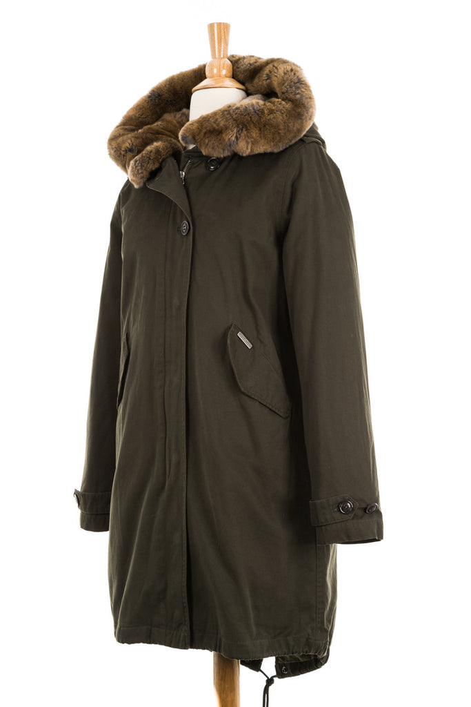 Literary Eskimo Parka with Fur Trim | Woolrich | Coat– Dejavu NYC