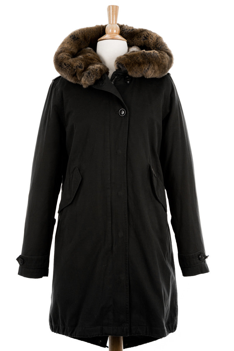 Literary Eskimo Parka with Fur Trim | Woolrich | Coat – Dejavu NYC