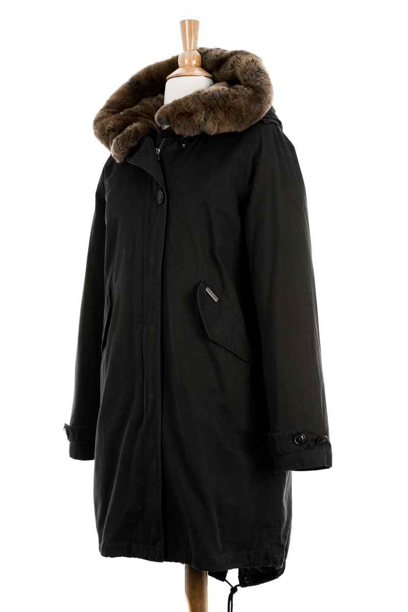 Literary Eskimo Parka with Fur Trim | Woolrich | Coat – Dejavu NYC