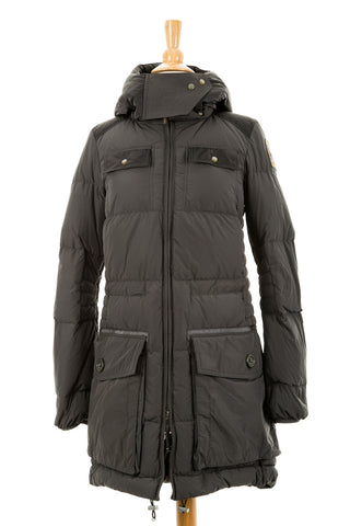 Colatina Leather Sleeved Parka With Fur Trim | Rudsak | Coat, Jacket ...