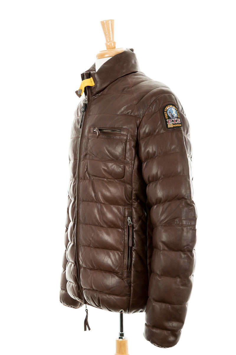 parajumpers leather parka