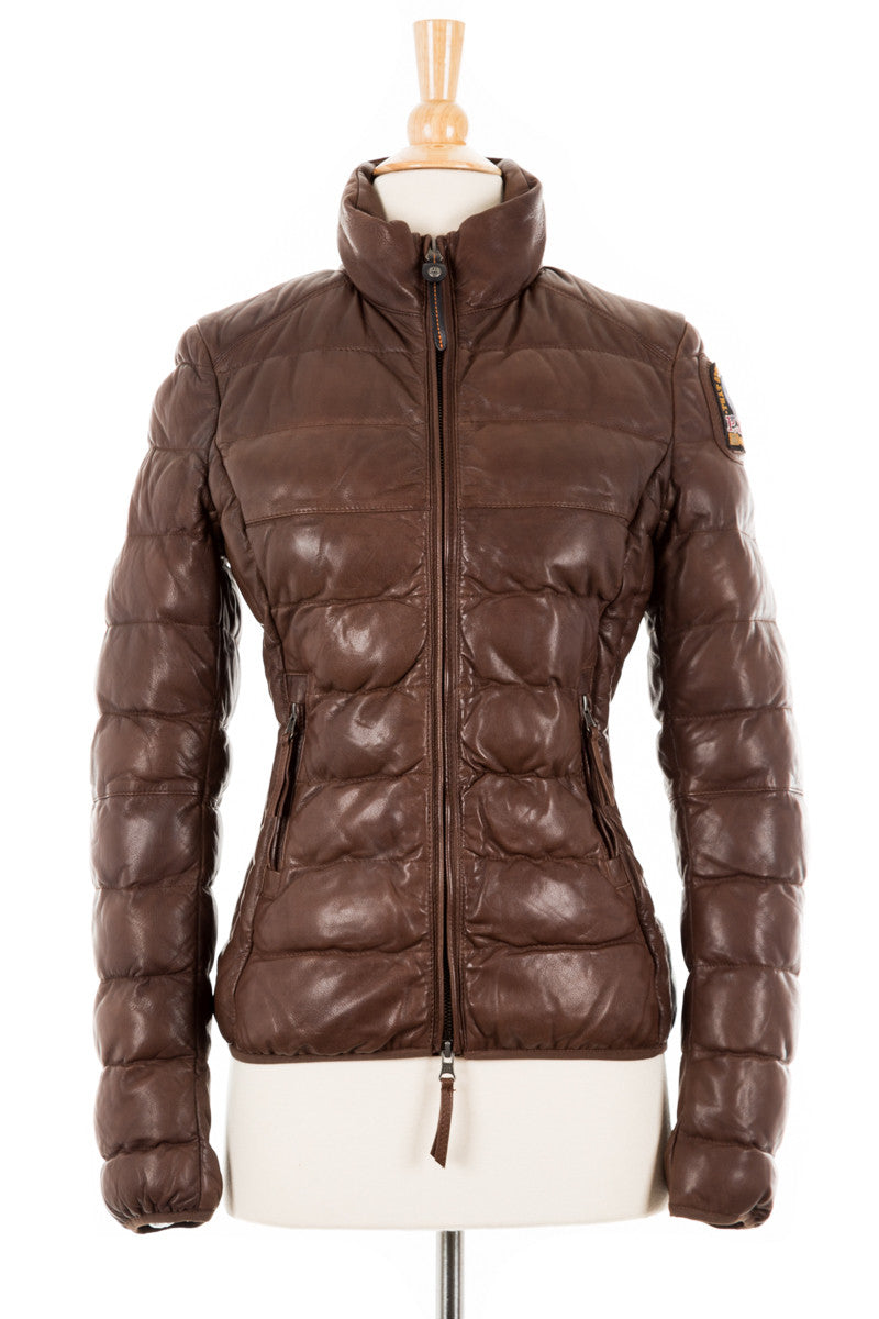 parajumpers jodie leather jacket