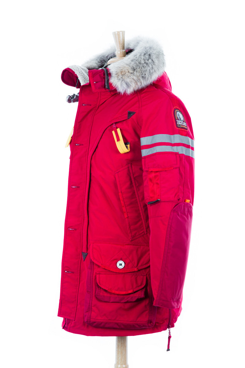 parajumper red jacket