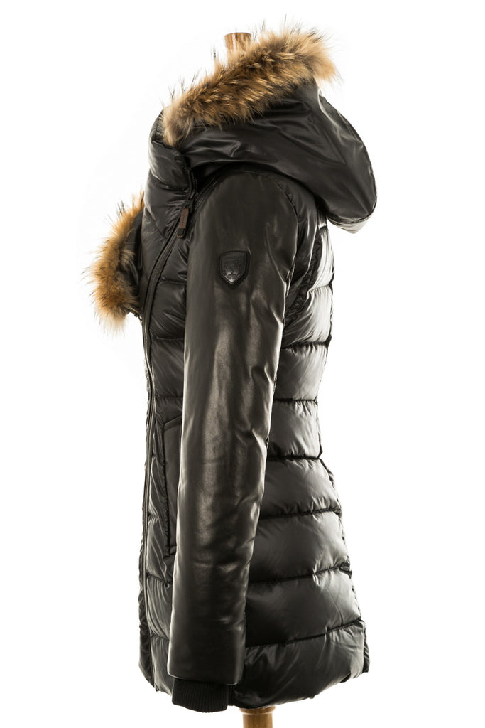 Roya Puffer With Fur Trim | Rudsak | Coat, Jacket– Dejavu NYC