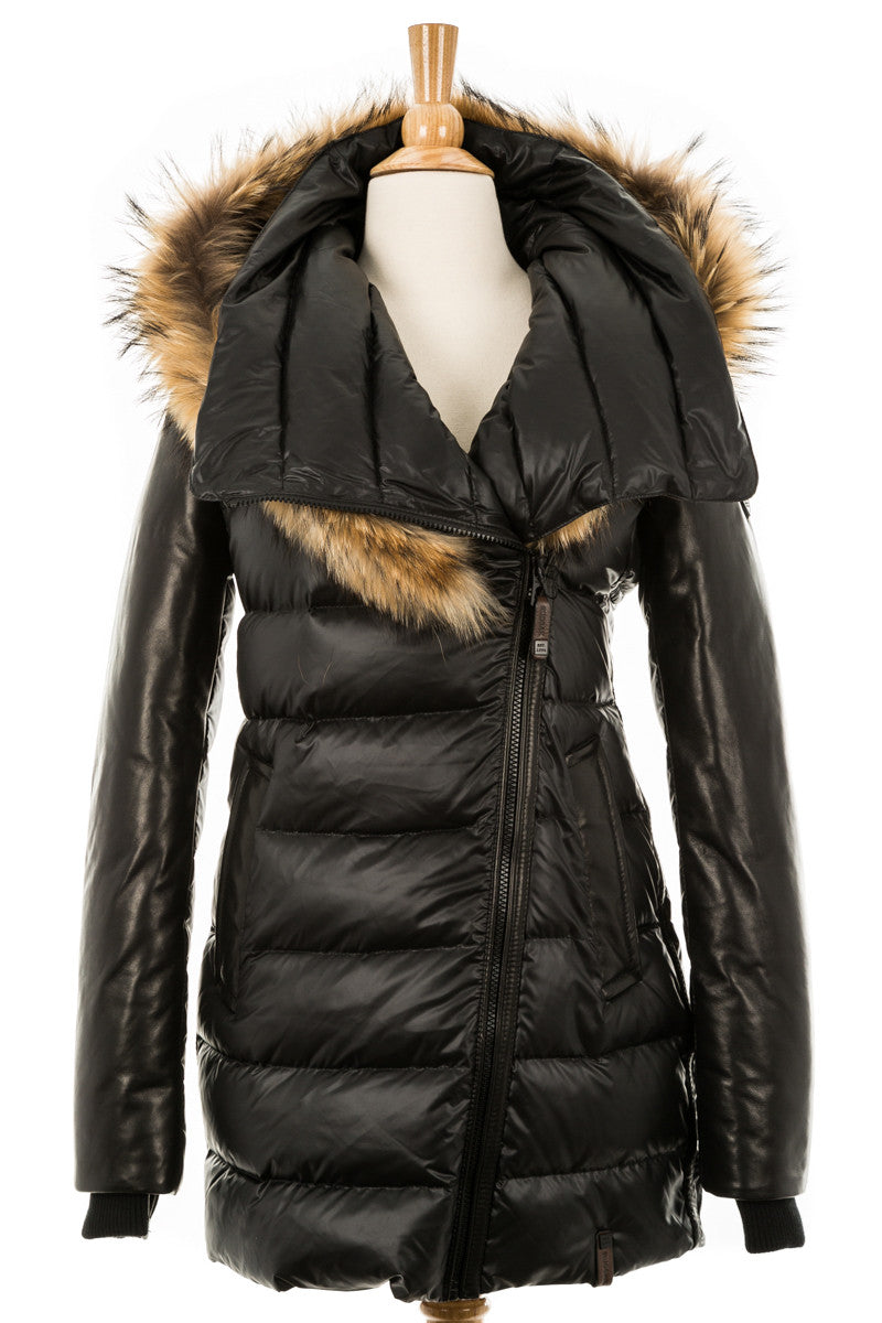 Roya Puffer With Fur Trim | Rudsak | Coat, Jacket – Dejavu NYC