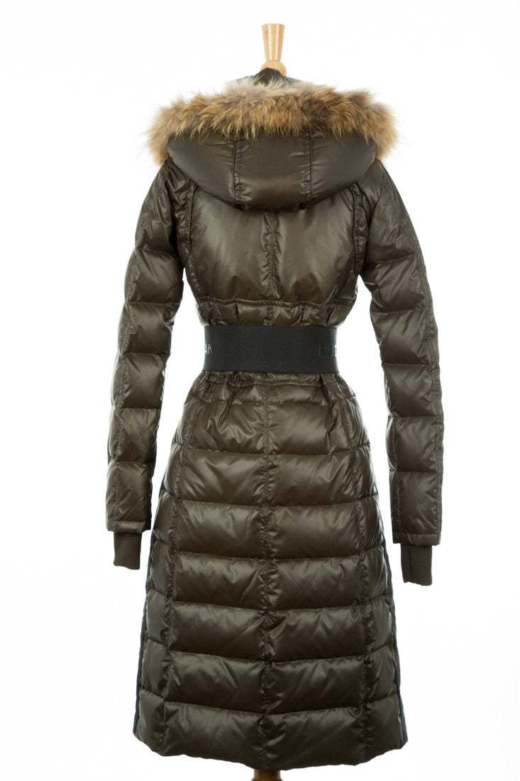 Genie Hooded Down Coat With Fur | Rudsak | Coat, Jacket – Dejavu NYC