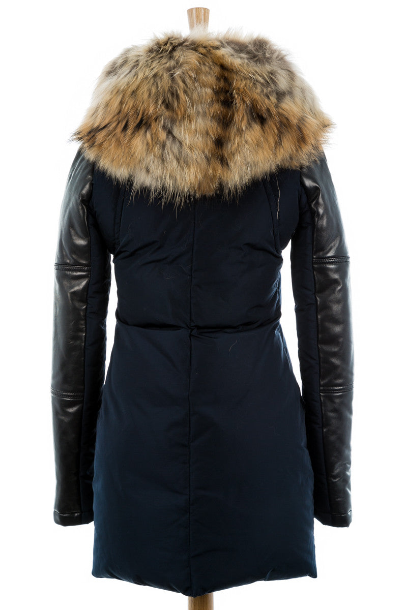Anouk Leather Sleeved Down Coat | Rudsak | Coat, Jacket – Dejavu NYC