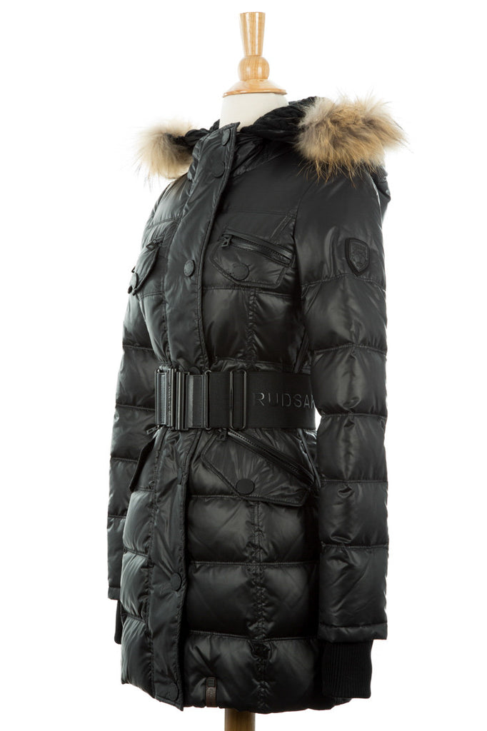 Gloria Puffer Coat With Fur | Rudsak | Coat, Jacket– Dejavu NYC