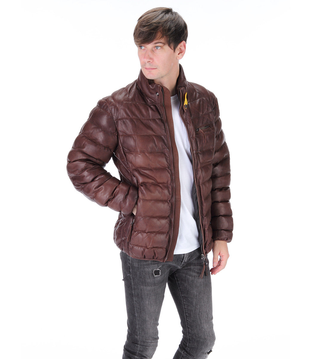 parajumpers ernie leather jacket