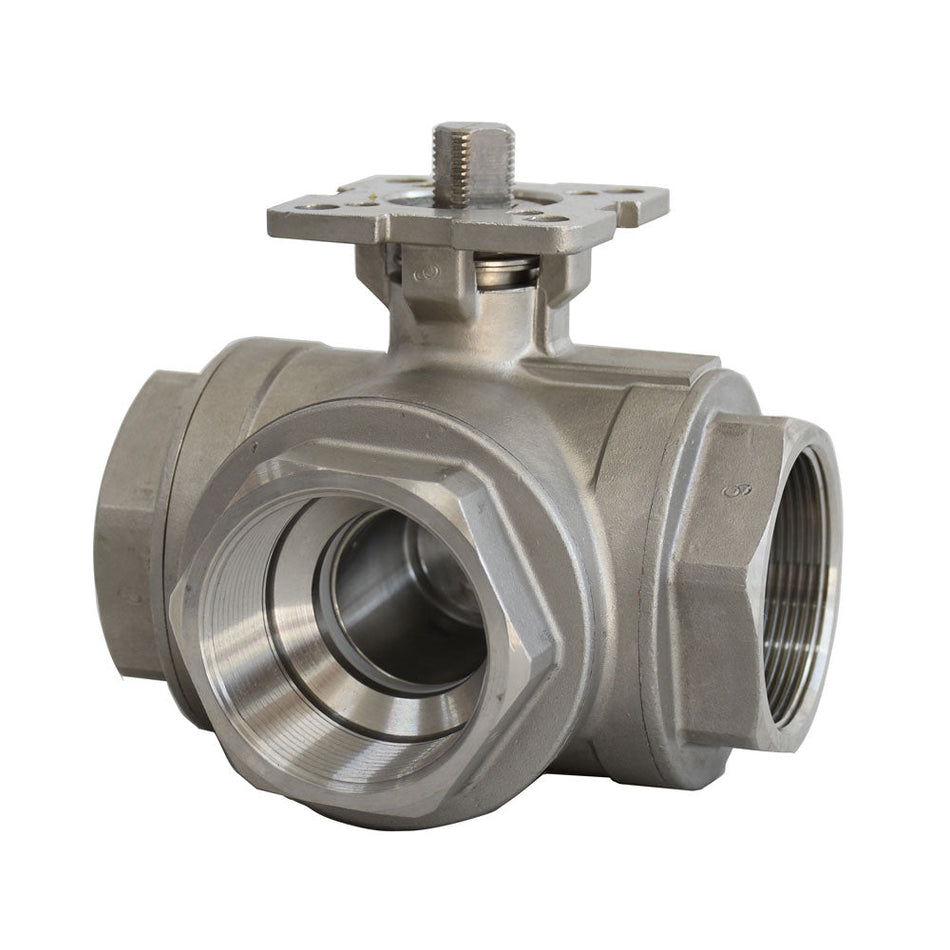 1/2 Tube Compression Stainless Steel Manual Ball Valve, 820466C8SL