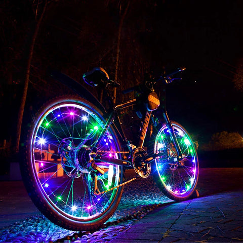 Bicycle spoke lights