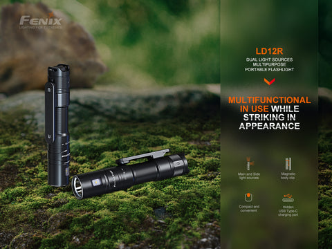 Fenix LD12R Compact Rechargeable LED Flashlight