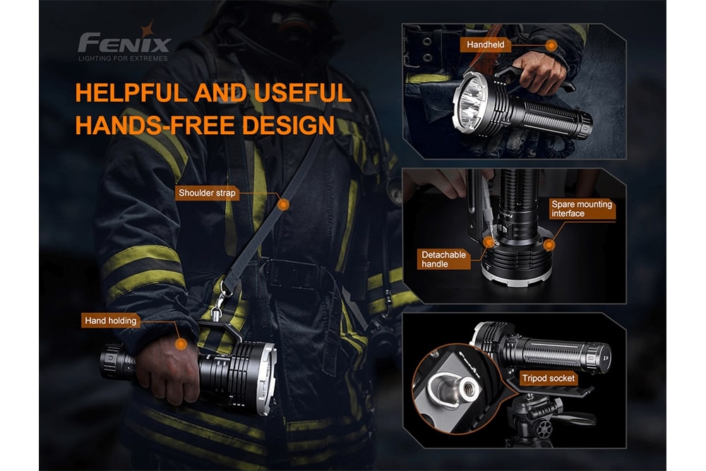 Fenix LR50R Multifunctional LED Search Light - 12000 Lumens